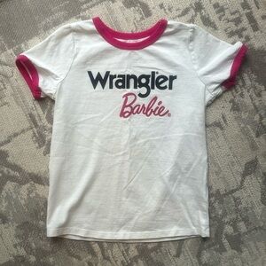 Wrangler Barbie tee size youth small only worn once